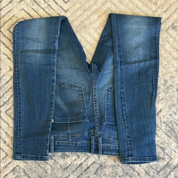 Bebe Women's Blue Jeans with Floral Embroidery - Picture 5 of 9